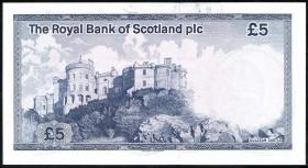 Schottland / Scotland P.342d 5 Pounds 1986 B/59 000056 (1) 