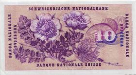 Schweiz / Switzerland P.45n 10 Franken 1968 (1) 