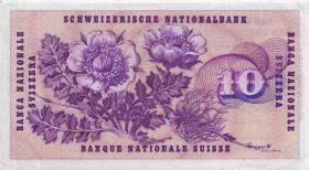 Schweiz / Switzerland P.45p 10 Franken 1970 (1) 