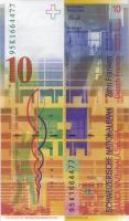 Schweiz / Switzerland P.66a 10 Franken 1995 (1) 