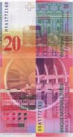 Schweiz / Switzerland P.69d 20 Franken 2005 (1) 