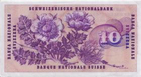 Schweiz / Switzerland P.45p 10 Franken 1970 (1-) 