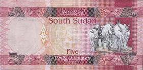 Süd Sudan / South Sudan P.06 5 Pounds 2011 (1) 