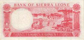 Sierra Leone P.02c 2 Leones (1969) (2) 