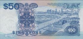 Singapur / Singapore P.22a 50 Dollars (1987) (1) 