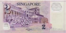 Singapur / Singapore P.46g 2 Dollars (2005) Polymer (1) 