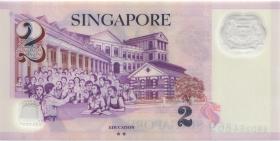 Singapur / Singapore P.46k 2 Dollars (2018) Polymer (1) 