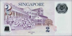 Singapur / Singapore P.46i 2 Dollars 2017 Polymer (1) 