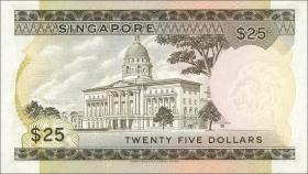 Singapur / Singapore P.04 25 Dollars (1972) (1) 