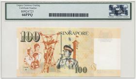 Singapur / Singapore P.50j 100 Dollars (2020) Polymer (1) PMG 