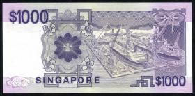 Singapur / Singapore P.25b 1000 Dollars (1984) (1-) 