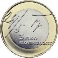 Slowenien 3 Euro 2017 Mai-Deklaration 