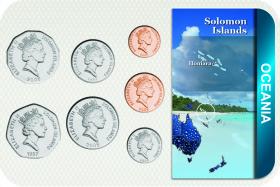Kursmünzensatz Solomon Inseln 