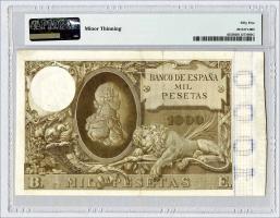 Spanien / Spain P.045 1000 Pesetas 1895 (1-) 