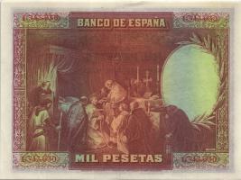 Spanien / Spain P.078 1000 Pesetas 1928 (2+) 