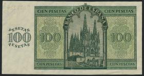 Spanien / Spain P.101 100 Pesetas 1936 (2) 