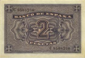 Spanien / Spain P.109 2 Pesetas 1938 (1/1-) 
