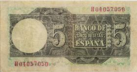 Spanien / Spain P.136 5 Pesetas 1948 (4) 