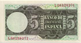 Spanien / Spain P.136 5 Pesetas 1948 (1) 