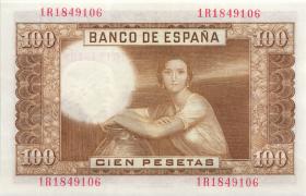 Spanien / Spain P.145 100 Pesetas 1953 (55) (1) 