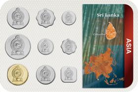 Kursmünzensatz Sri Lanka 