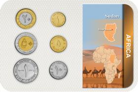 Kursmünzensatz Sudan 