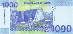 Sudan P.Neu 1000 Sudanese Pounds 2019 (1) 