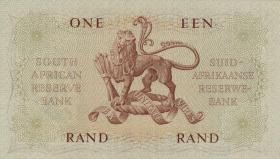 Südafrika / South Africa P.103b 1 Rand (1962-65) (Afrikaans) (1) 