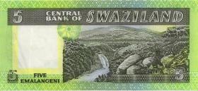 Swasiland / Swaziland P.09a 5 Emalangeni (1982) (1) 