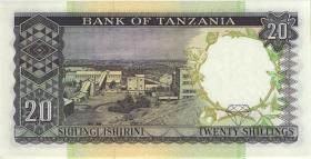 Tansania / Tanzania P.03d 20 Shillings (1966) (1) 