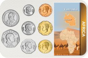 Kursmünzensatz Tansania 