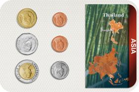 Kursmünzensatz Thailand 