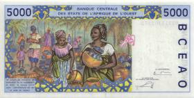 West-Afr.Staaten/West African States P.813Tk 5000 Francs 2002 (1) 