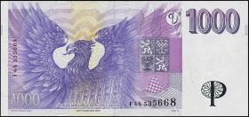 Tschechien / Czech Republic P.15d 1000 Kronen 1996 (1) 