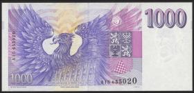 Tschechien / Czech Republic P.08a 1.000 Kronen 1993 (1) 