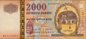 Ungarn / Hungary P.186F 2000 Forint 2000 "1000 Jahre Ungarn" (1) 