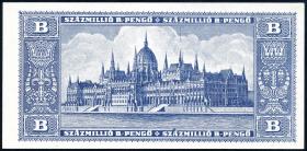 Ungarn / Hungary P.136 100 Mio. B.-Pengö 1946 (1) 