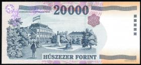 Ungarn / Hungary P.184 20.000 Forint 1999 (1) 