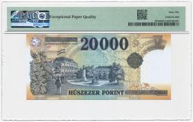 Ungarn / Hungary P.207b 20000 Forint 2016 (1) PMG 