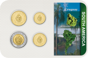 Kursmünzensatz Uruguay 