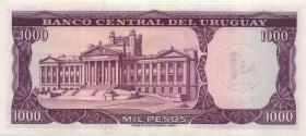 Uruguay P.055 1 Nuevo Peso (1975) auf 1000 Pesos (1) 