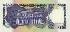 Uruguay P.061d 50 Nuevos Pesos (1987) (1) 