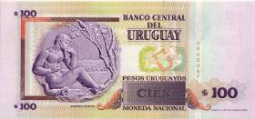 Uruguay P.76c 100 Pesos Uruguayos 2000 (1) 