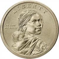 USA 1 Dollar 2013 Indianerin 