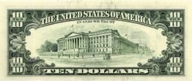 USA / United States P.499 10 Dollars 1995 I (1) 