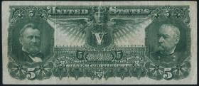 USA / United States P.337 5 Dollar 1896 Silver Certificate (3) 