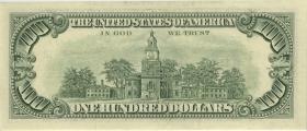 USA / United States P.489 100 Dollars 1990 * Ersatznote / replacement (2+) 