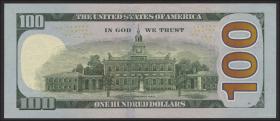 USA / United States P.536 100 Dollars 2009A (1) 