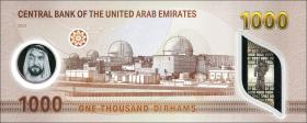 VAE / United Arab Emirates P.Neu 1000 Dirhams 2023 Polymer (1) 