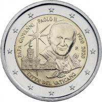 Vatikan 2 Euro 2020 100. Geburtsjahr Hl. Joh. Paul II. 